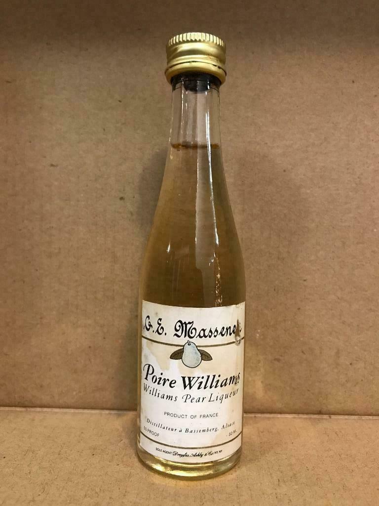 Williams peer - Alcohol mignonnette - 50ml - 50% - Frankrijk, Verzamelen, Gebruikt, Ophalen of Verzenden, Vol, Overige typen