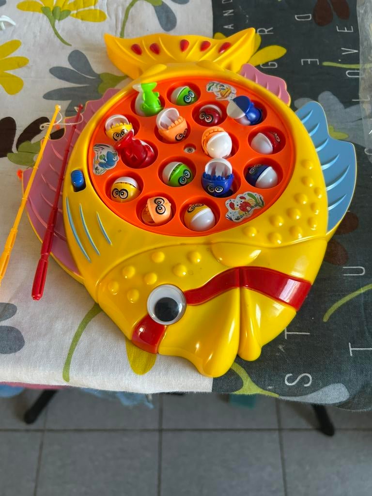 Een visspel kompleet, Kinderen en Baby's, Ophalen, Zo goed als nieuw