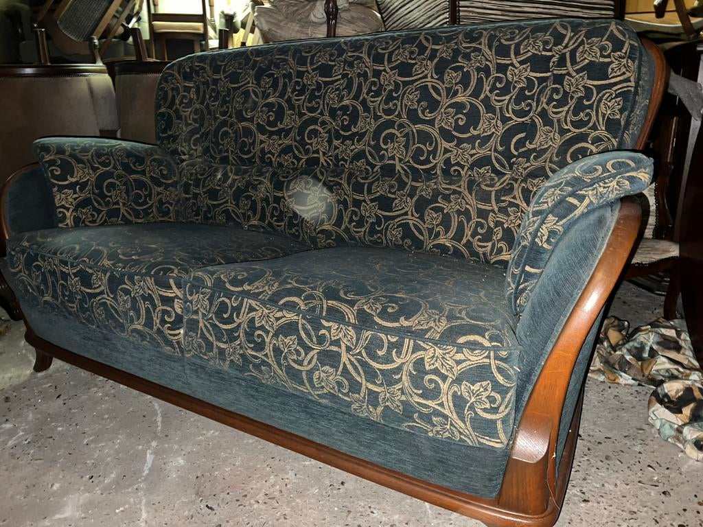 Sofa met 2 fauteuils, Huis en Inrichting, Zetels | Zetels, Ophalen, Zo goed als nieuw, Stof