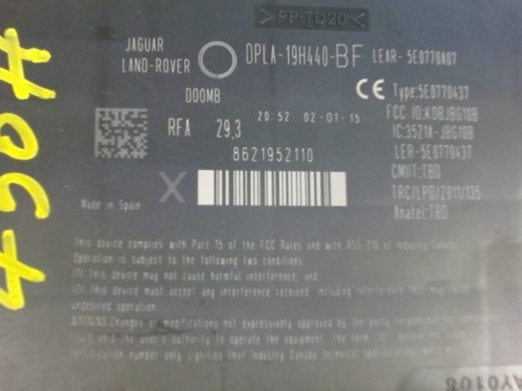 Module de controle Jaguar XF1 2.2D 120kw 19H440-BF (450A), Auto-onderdelen, Overige Auto-onderdelen, Jaguar, Gebruikt, Ophalen