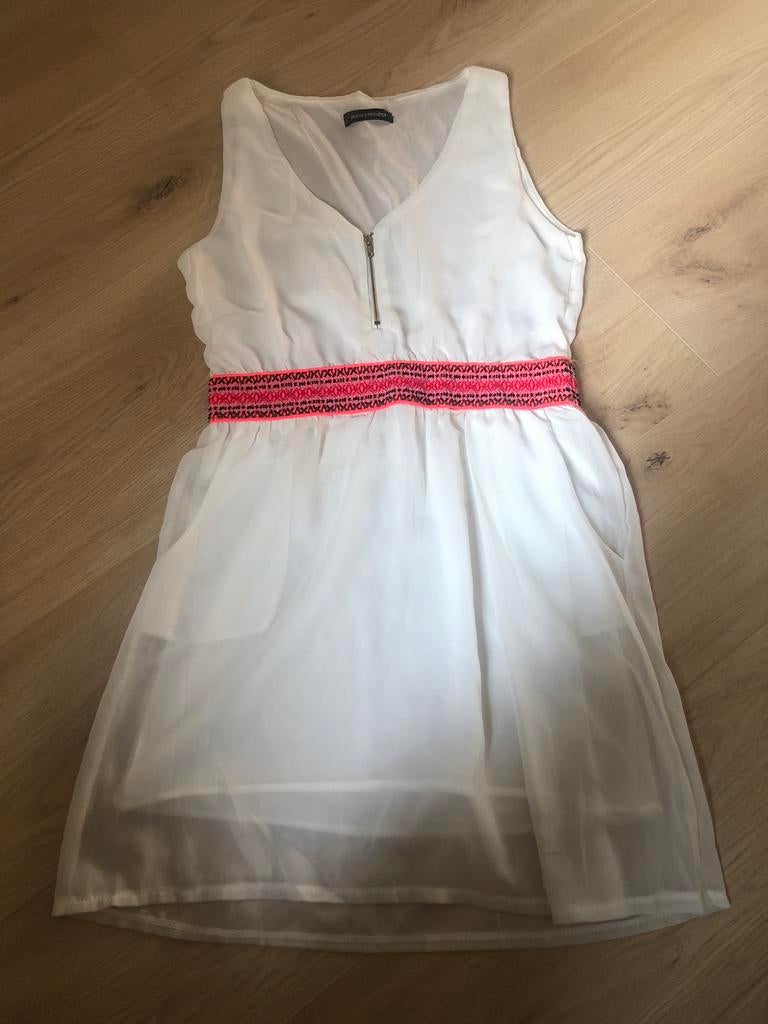 Wit zomerjurkje - maat XS, Ophalen of Verzenden, Zo goed als nieuw, Wit