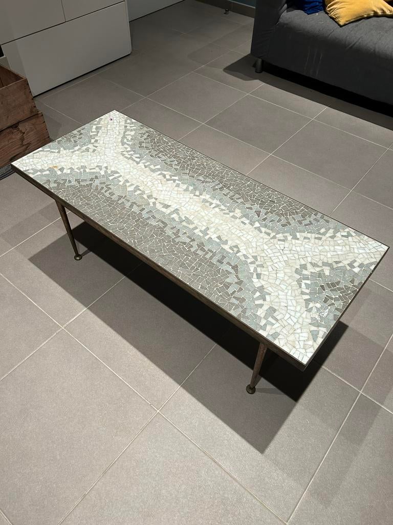 Mozaïektafel Brüning, Huis en Inrichting, Tafels | Bijzettafels, Overige materialen, Mozaïek, Zo goed als nieuw, 75 cm of meer
