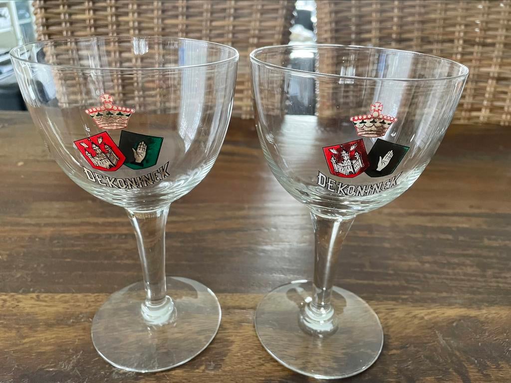 Vintage bierglazen, Ophalen of Verzenden, Zo goed als nieuw