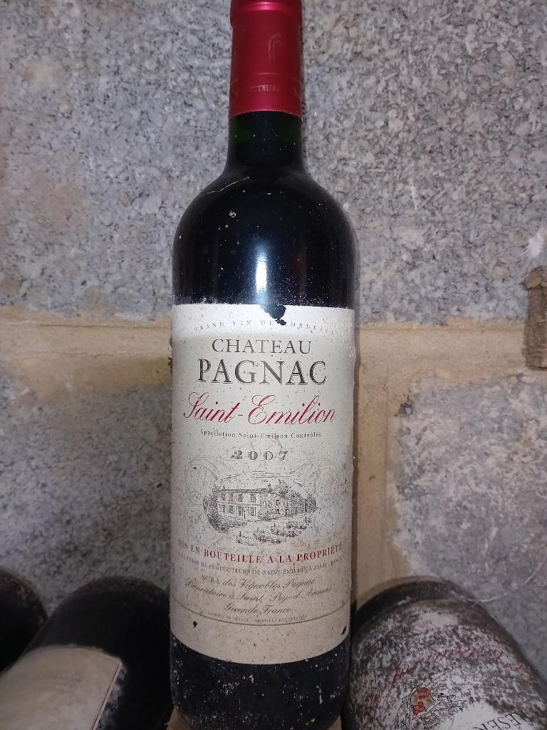 Vin Rouge Château Pagnac Saint-Emilion 2007 Bordeaux, Neuf, Enlèvement, Vin rouge, France