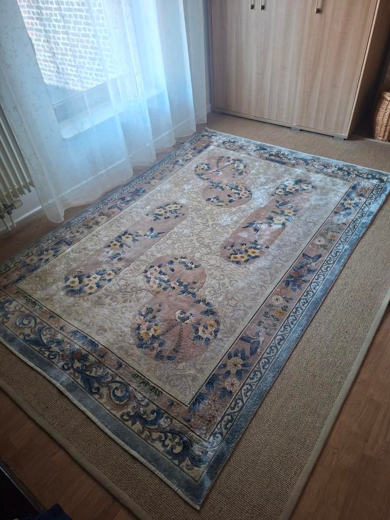 Zijde Peking chinees tapijt gebruikt maar in goede staat, Huis en Inrichting, Stoffering | Tapijten en Vloerkleden, Ophalen of Verzenden