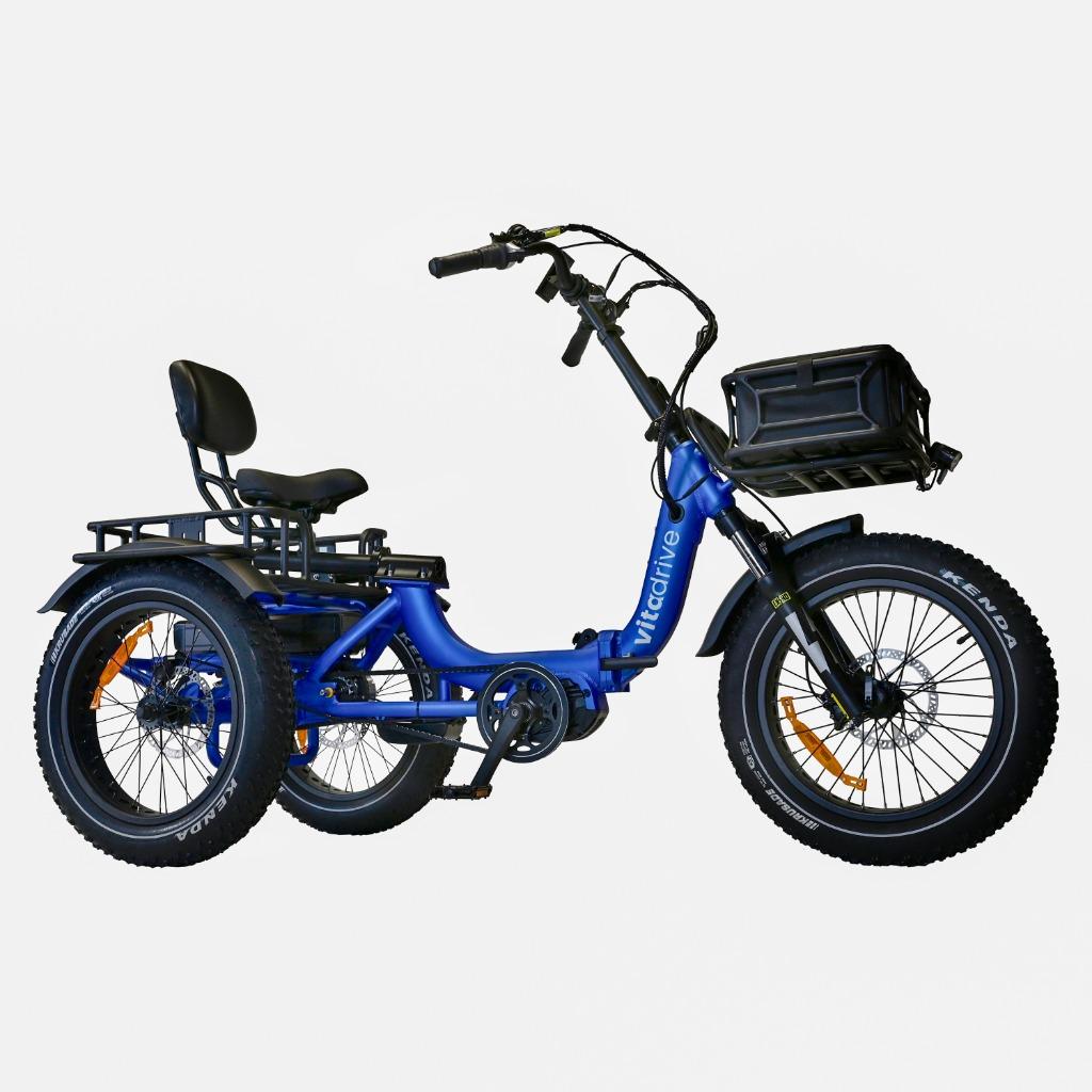 Elektrische Semi-zit driewielfiets (middenmotor) VitaDrive, Ophalen of Verzenden, Nieuw