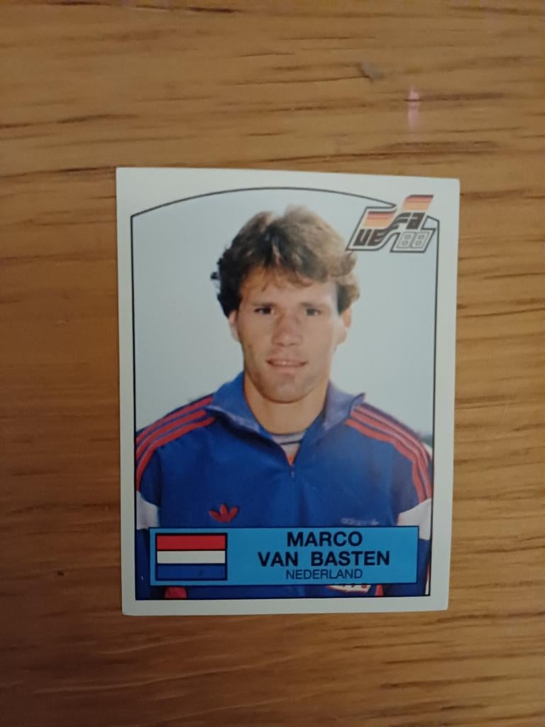 Panini Euro 88 Van Basten Bingol versie, Verzamelen, Ophalen of Verzenden
