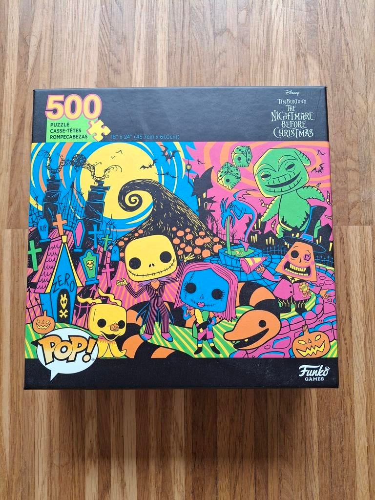 Puzzel Funko Pop! 500st - The Nightmare Before Christ, Enlèvement ou Envoi, Comme neuf, Puzzle