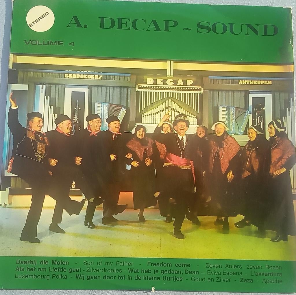 Orgel - A.Decap-Sound - Volume 4   - LP -, Ophalen of Verzenden