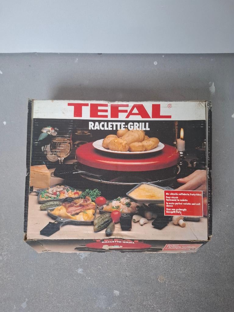 Tefal raclette grill, Elektronische apparatuur, Gourmetstellen, Ophalen, Gebruikt, 4 t/m 7 personen