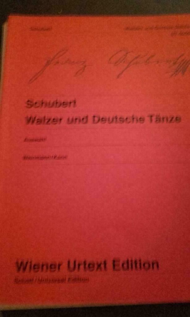 Shubert Walzer et Deutsche Tanze, Enlèvement, Comme neuf, Autres niveaux, Wiener Urtex editions