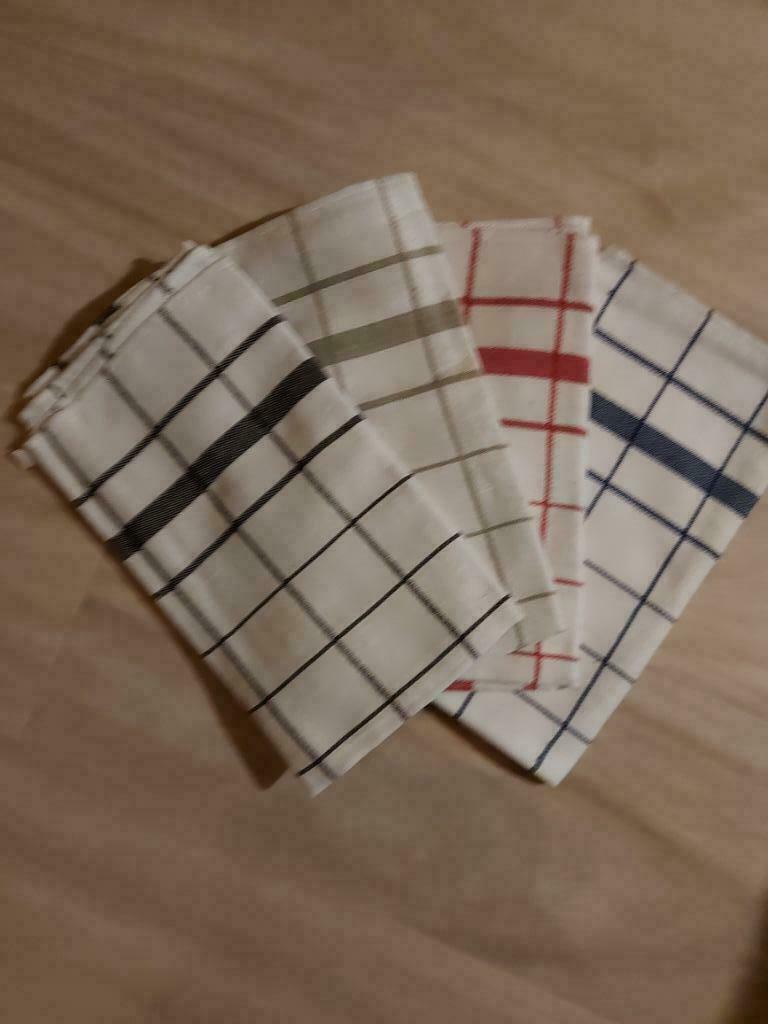 KEUKENHANDDOEKEN 4 STUKS - NIEUW, Huis en Inrichting, Keuken | Textiel, Ophalen of Verzenden, Nieuw, Overige kleuren, Theedoek of Handdoek