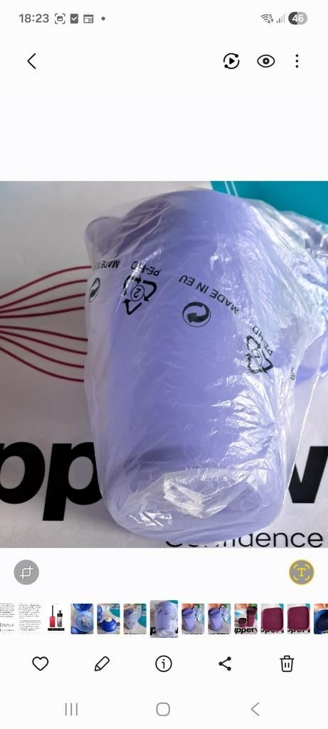 Tupperware melkopschuimer Paars Nieuw, Huis en Inrichting, Ophalen of Verzenden, Nieuw, Paars