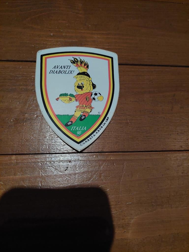 Autocollant Diabolix football coupe du monde 1990 ajouter 2e, Collections, Envoi