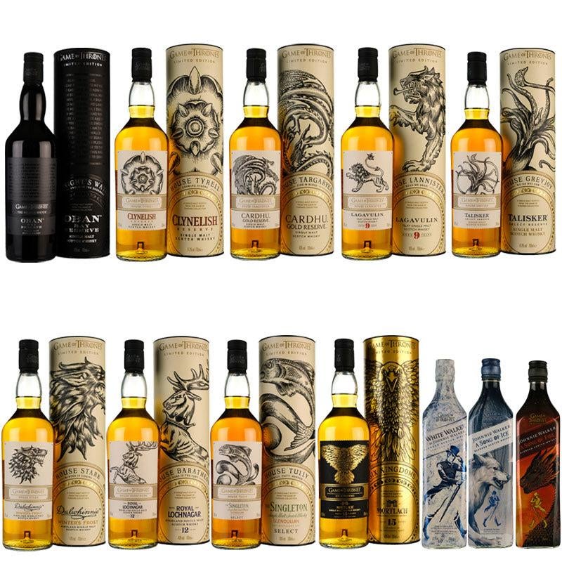 Game of Thrones whisky collectie (12 flessen), Verzamelen, Ophalen, Zo goed als nieuw