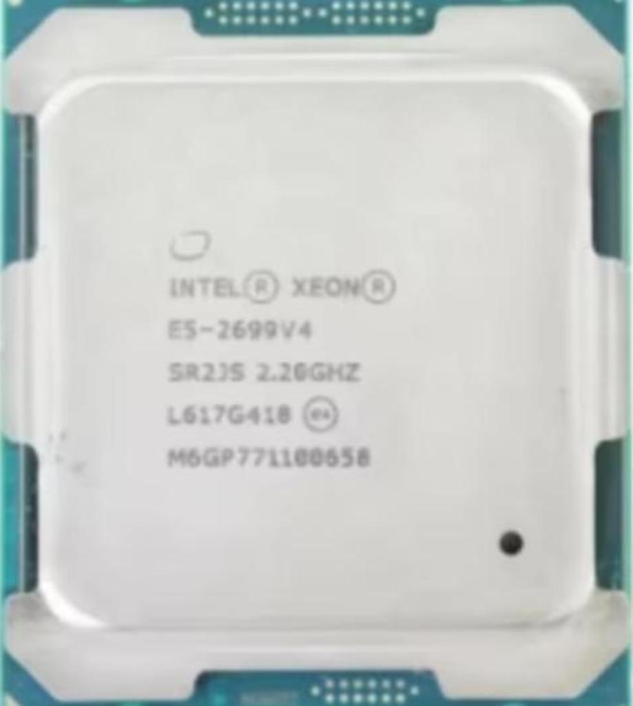 Intel Xeon E5 2699 V4 2.2GHz CPU met Socket LGA 2011-3, Ophalen of Verzenden, Gebruikt