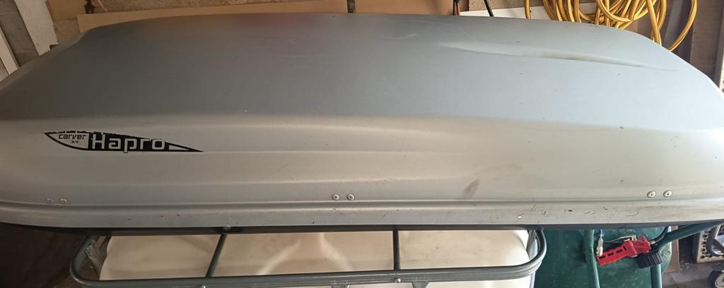 Hapro dakkoffer metaalgrijs, Auto diversen, Dakkoffers, Ophalen, Zo goed als nieuw