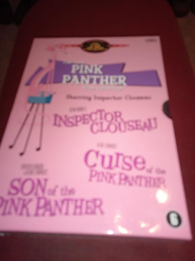 3 dvd box Pink PAnther, Enlèvement, Comme neuf