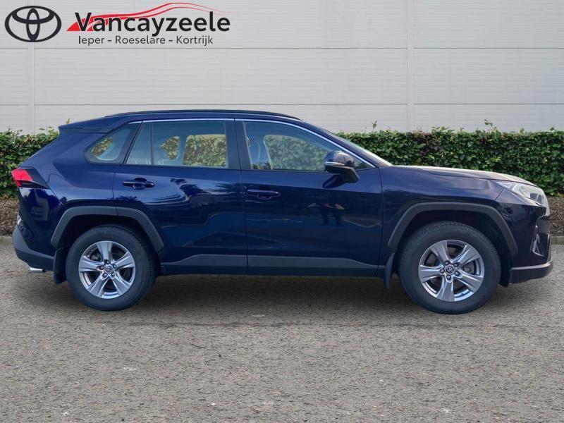 Toyota RAV-4 Dynamic Plus 4X4+afn. trekhaak+cam+gps+sens V+A, Blauw, 5 deurs, Hybride Elektrisch/Benzine, Rav4