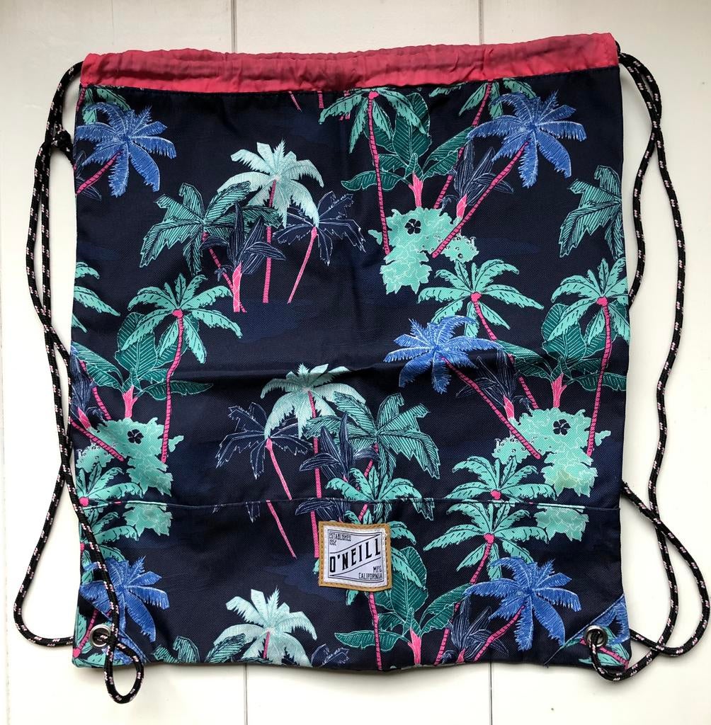 Sac de bain O'Neill en forme de palmier à imprimé tropical, Enlèvement ou Envoi, Utilisé, Filles