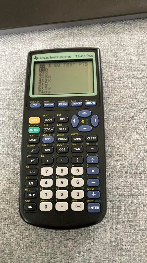 Texas instruments TI-83 plus, Ophalen of Verzenden, Zo goed als nieuw