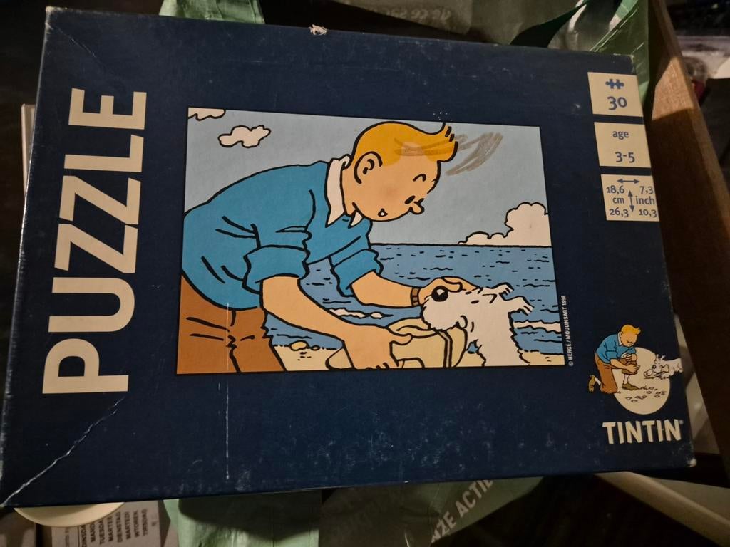 Puzzel kuifje tintin, Ophalen of Verzenden, Kuifje