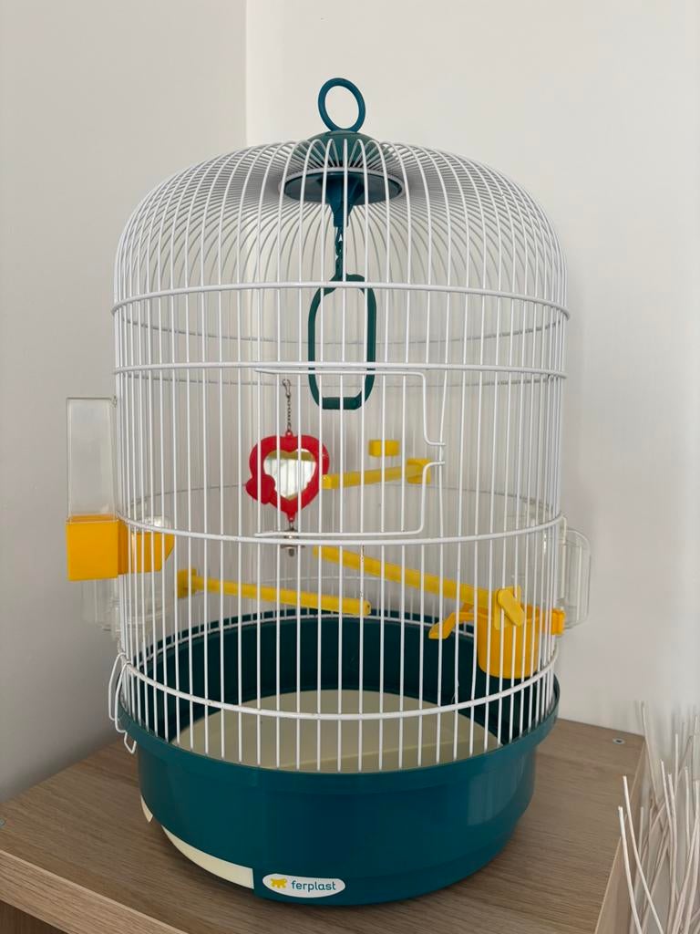 Prachtige vogelkooi van Ferplast als nieuw!!, Dieren en Toebehoren, Ophalen, Zo goed als nieuw, Vogelkooi