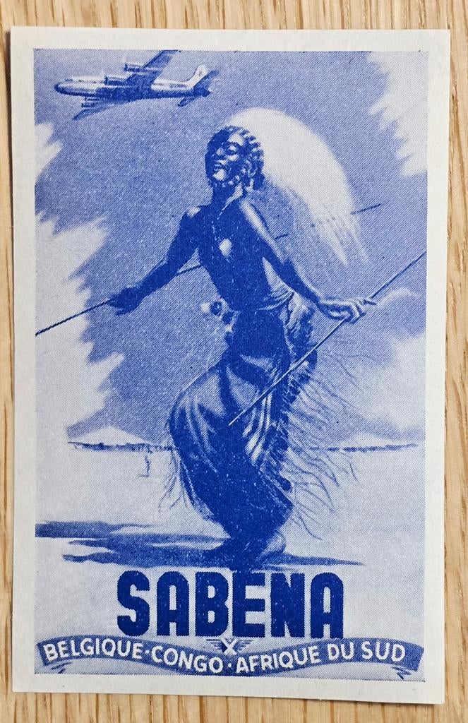 SABENA Belgium - Congo - Bagagelabel - Label 229, Verzamelen, Ophalen of Verzenden