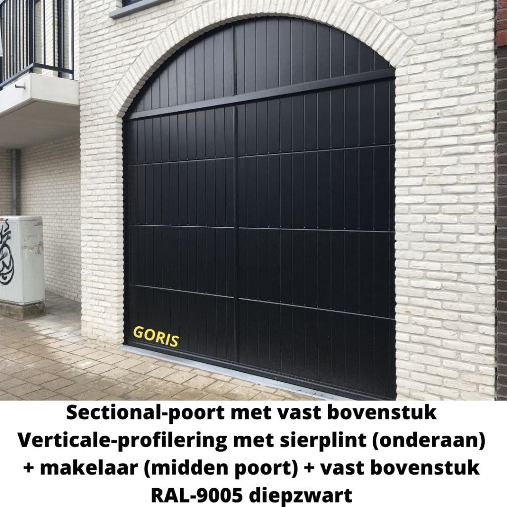 Sectional-poorten nieuw, tweedehands en/of herstellingen, Ophalen, Nieuw, Metaal, Garagedeur