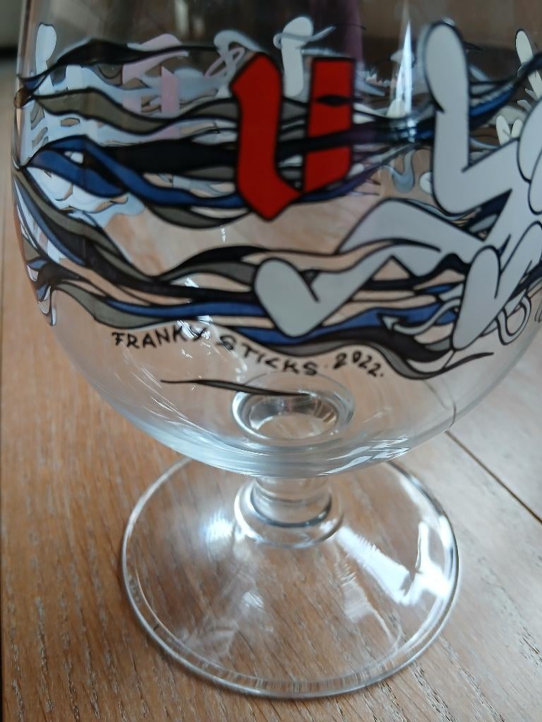Duvelglass Franky Sticks 2022, Enlèvement, Comme neuf, Verre ou Verres, Duvel