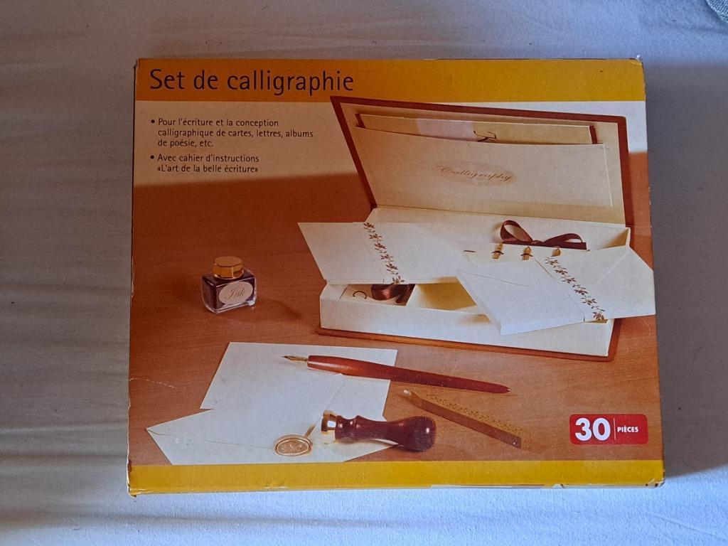 Set de calligraphie, Enlèvement ou Envoi