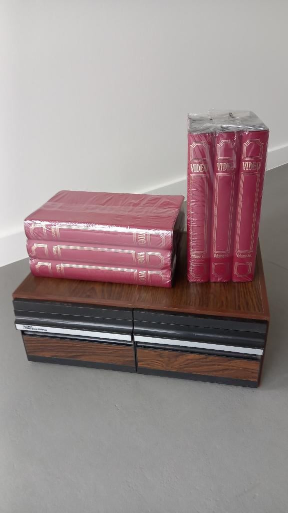 vintage opbergboxen voor videocassettes, Ophalen of Verzenden