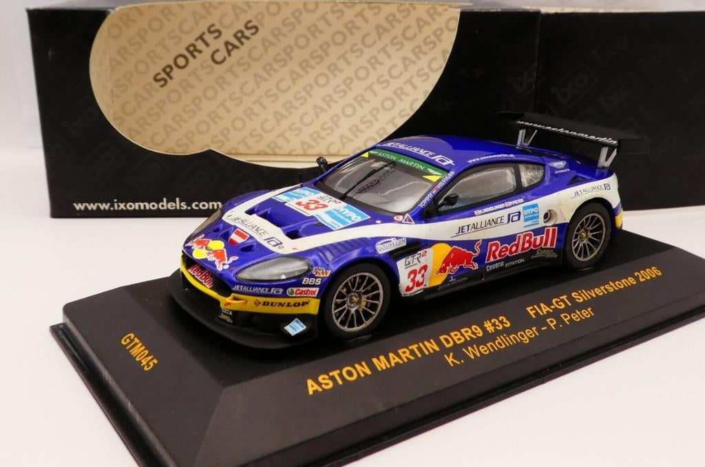 Aston Martin DBR9 #33 RedBull FIA-GT Silverstone 2006 - IXO, Enlèvement ou Envoi, Comme neuf, Voiture, Autres marques