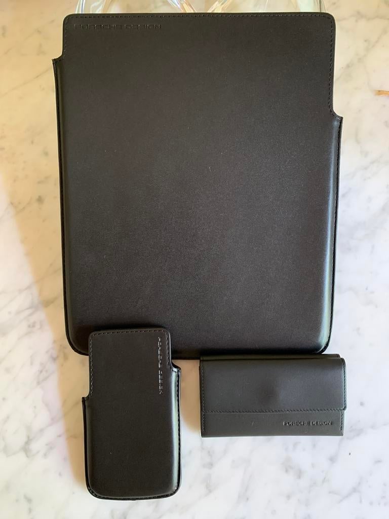 Porsche design leder set  nieuw, Ophalen of Verzenden, Zo goed als nieuw