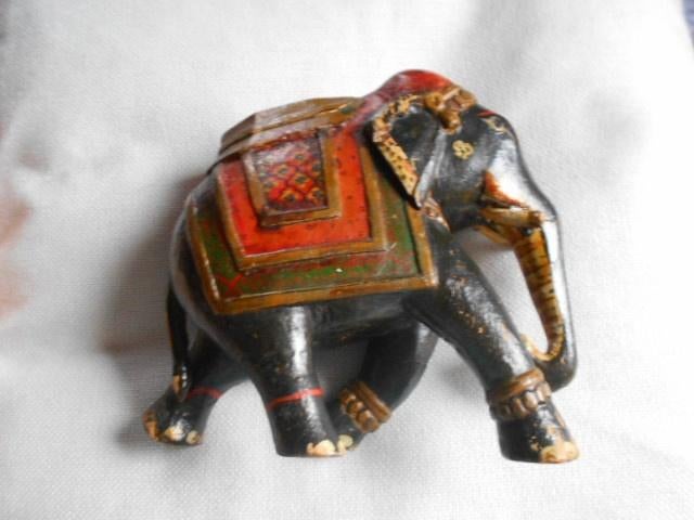 éléphant indien, sculpture en bois, Antiquités & Art, Enlèvement ou Envoi