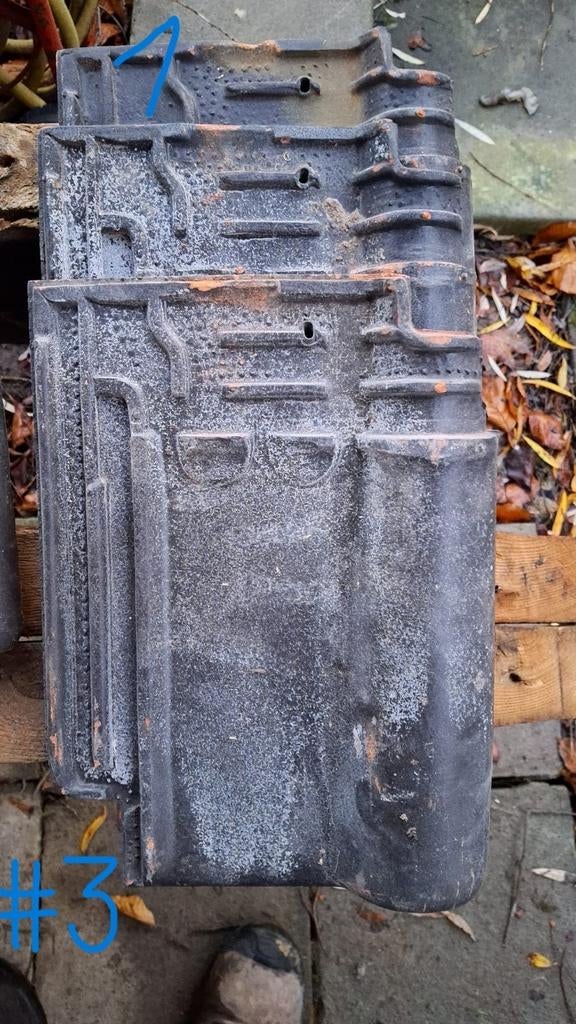 pottelberg sterreberg dakpan gevelpan kantpan tuile de rives, Ophalen, Gebruikt, Dakpannen