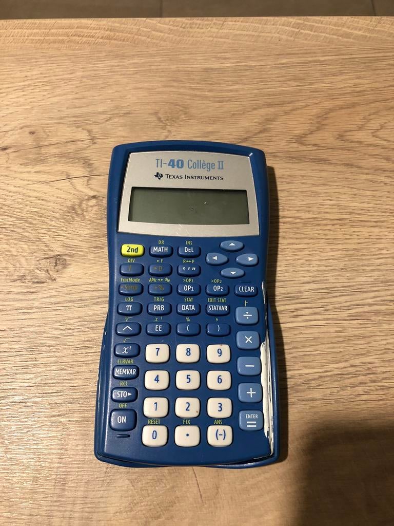 Rekenmachine Texas Instruments TI-40 Collège II, Enlèvement ou Envoi, Utilisé