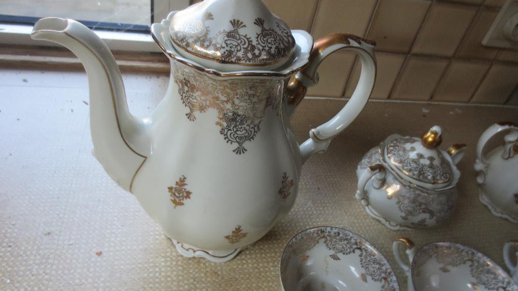 6 delig koffie servies van Mitterteich Bavaria 02, Ophalen