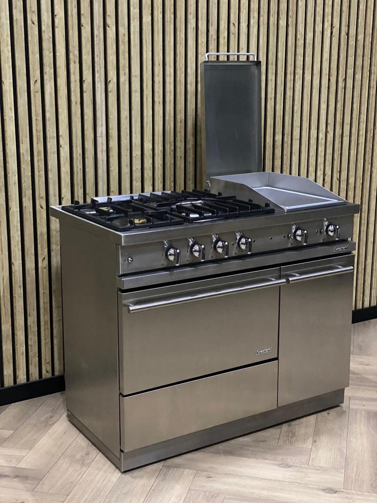 Lacanche Westahl 110cm Gas + Hete Lucht + Teppanyaki plaat, Ophalen of Verzenden