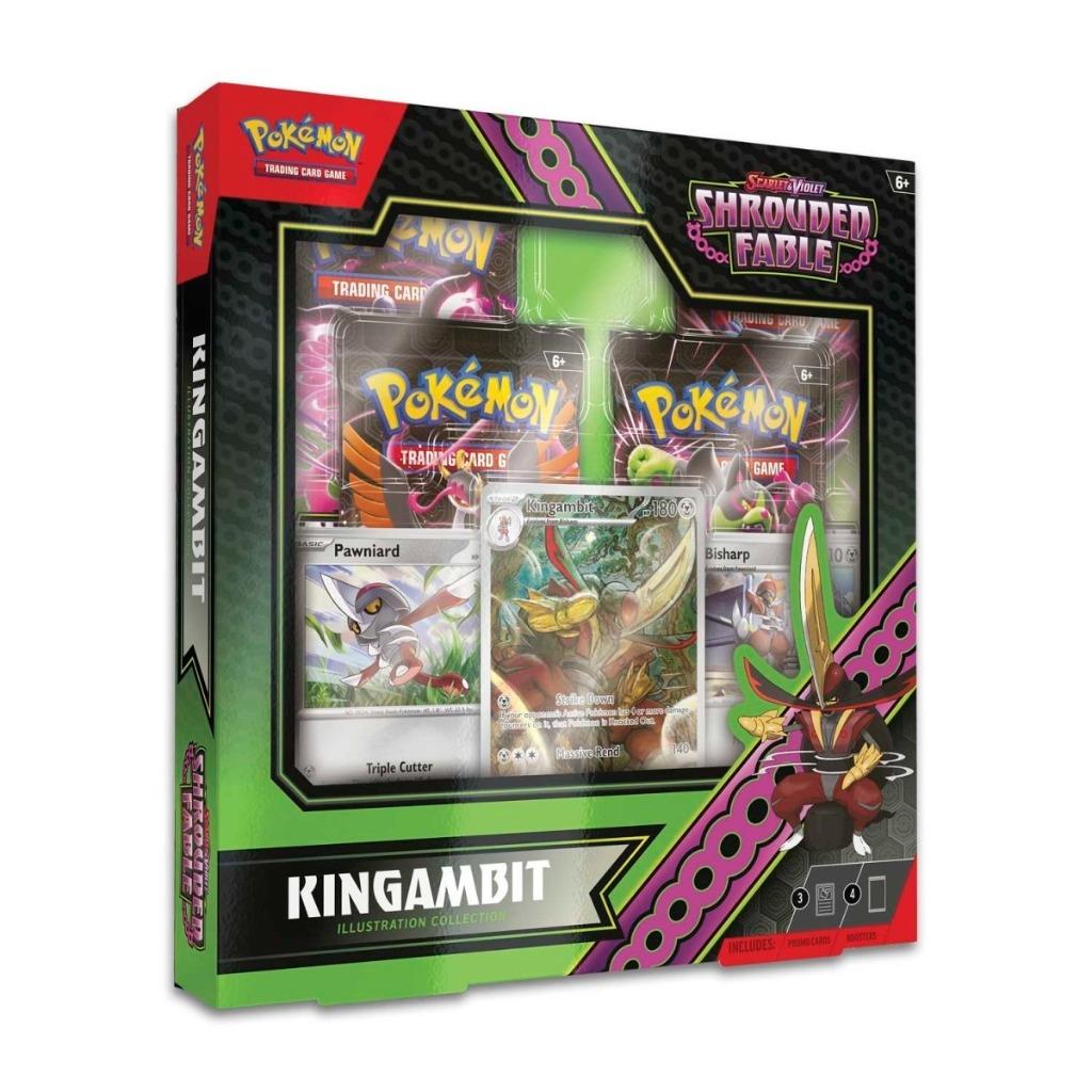 Pokemon Shrouded Fable - kingambit Illustration Collection, Enlèvement ou Envoi, Neuf, Autres types, Foil
