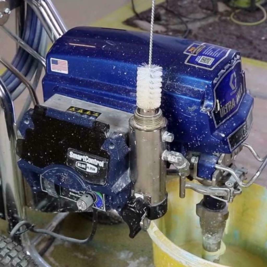 Borstelset voor het reinigen van airless machines, Doe-het-zelf en Bouw, Schildersmaterialen, Verzenden, Nieuw, Kwast