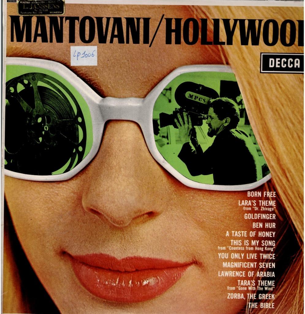 lp   /   Mantovani – Hollywood, Cd's en Dvd's, Vinyl | Overige Vinyl, Overige formaten, Ophalen of Verzenden