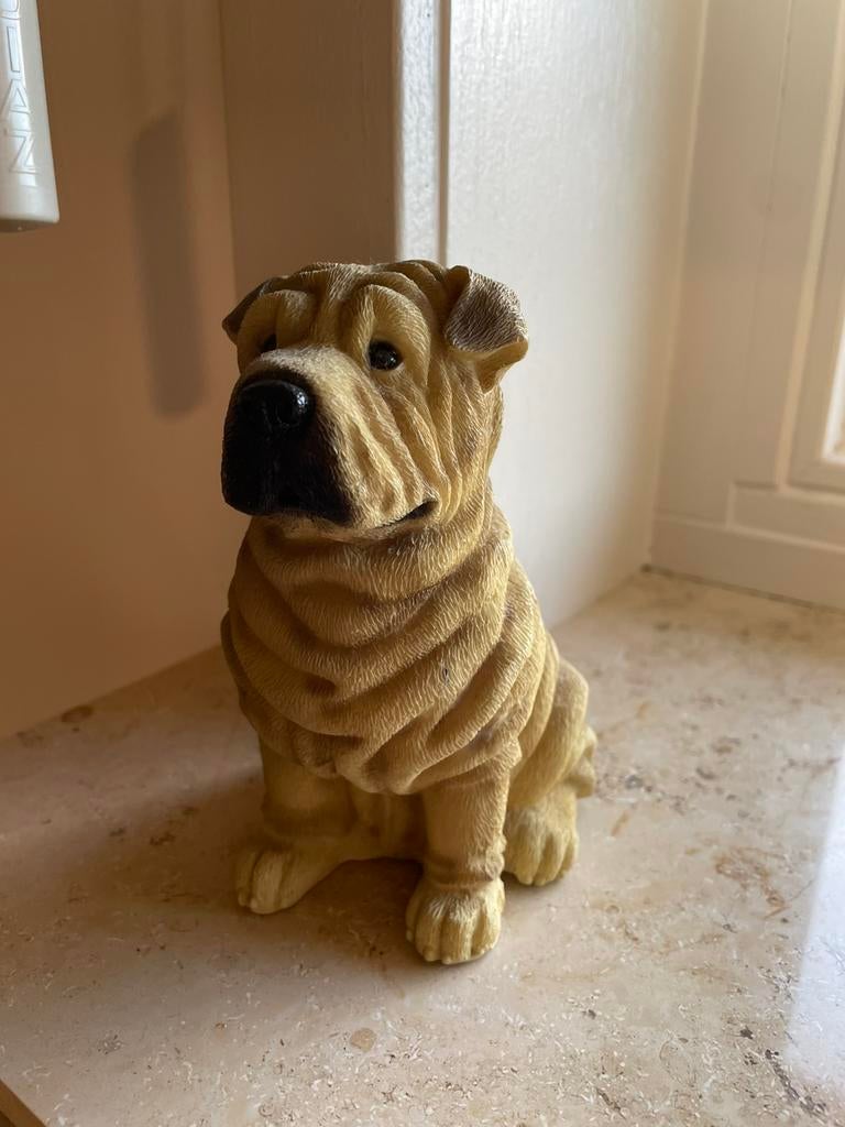 Plastiek beeldje hond, Enlèvement, Comme neuf
