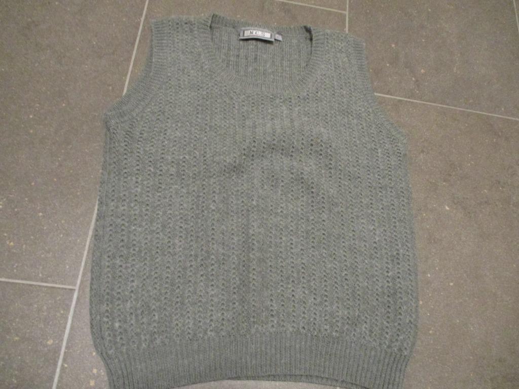 Debardeur en laine, taille S, Envoi, Porté, Taille 36 (S), Gris