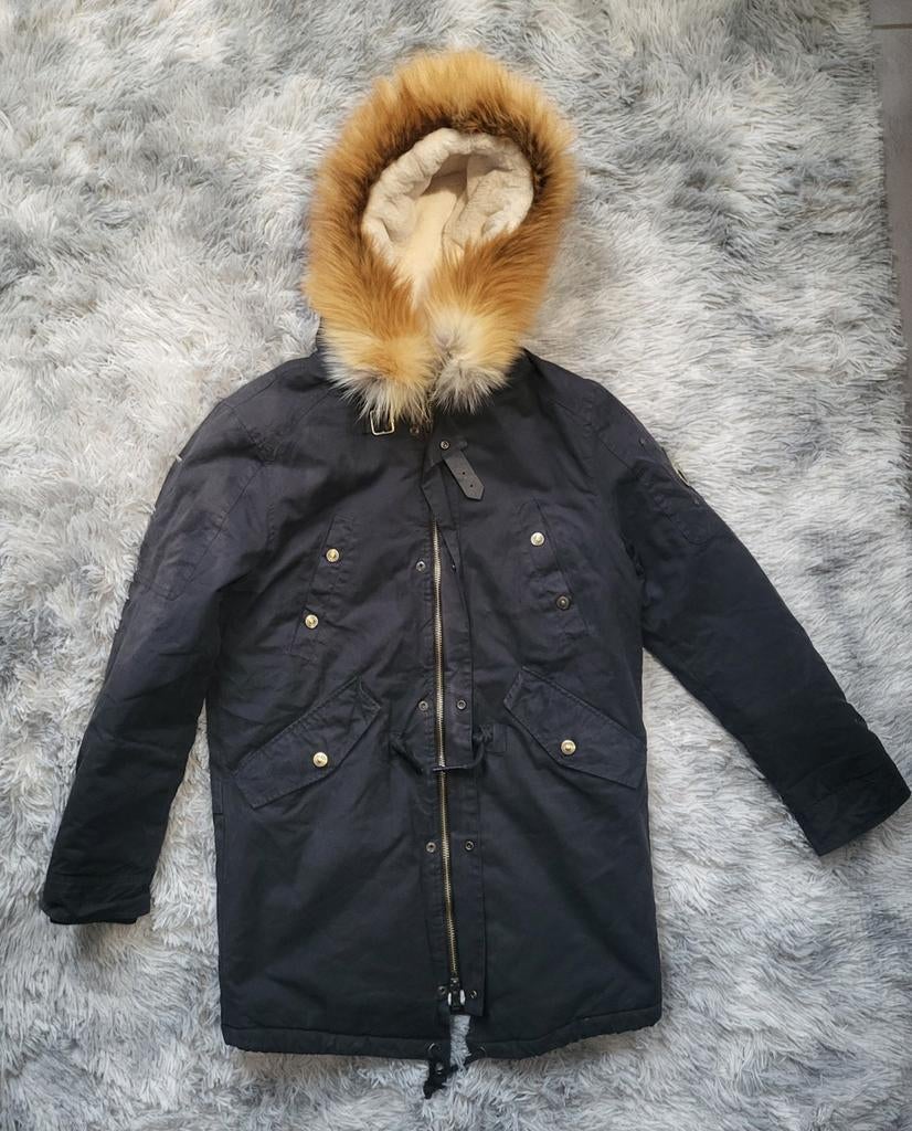 Moose Knuckles Gold Series Stirling Parka - Heren - Maat M, Kleding | Heren, Jassen | Winter, Gedragen, Maat 48/50 (M), Zwart