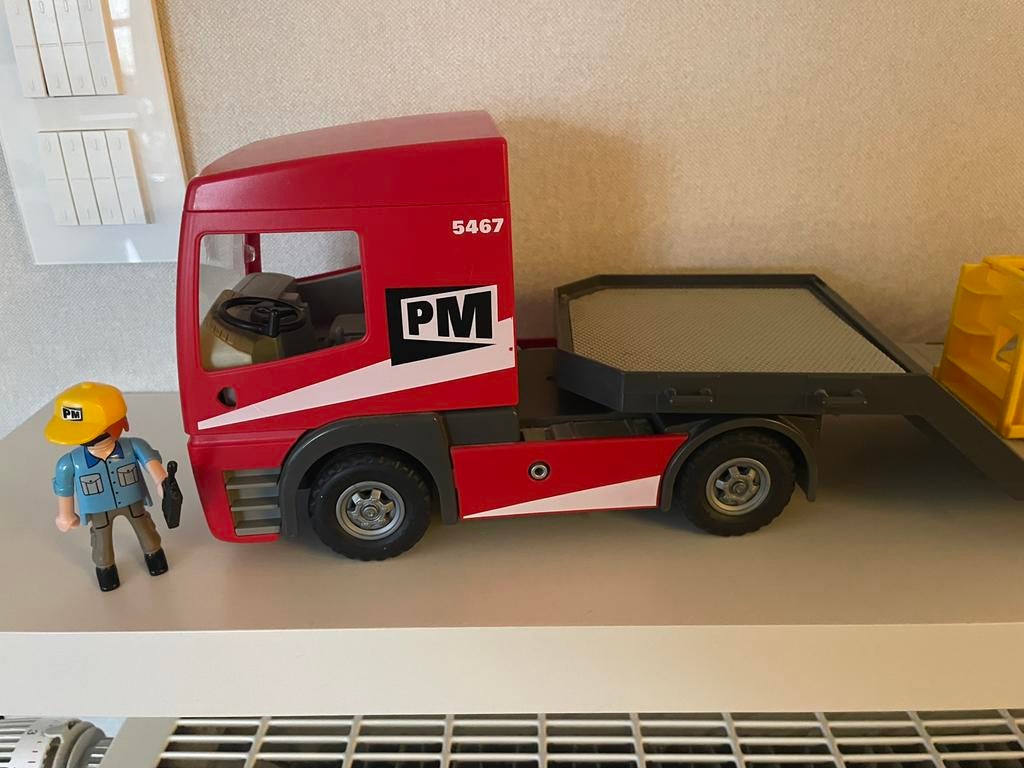 Playmobil oplegger vrachtwagen, Enlèvement ou Envoi, Comme neuf