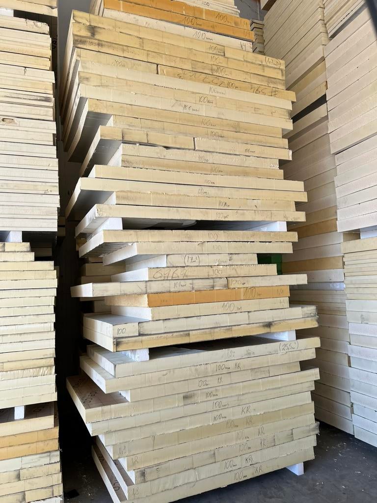 Isolatie platen diverse 40mm 50mm 60mm 80mm 100mm 120mm 140m, Nieuw, Ophalen of Verzenden, Hardschuim (Pir), 15 m² of meer