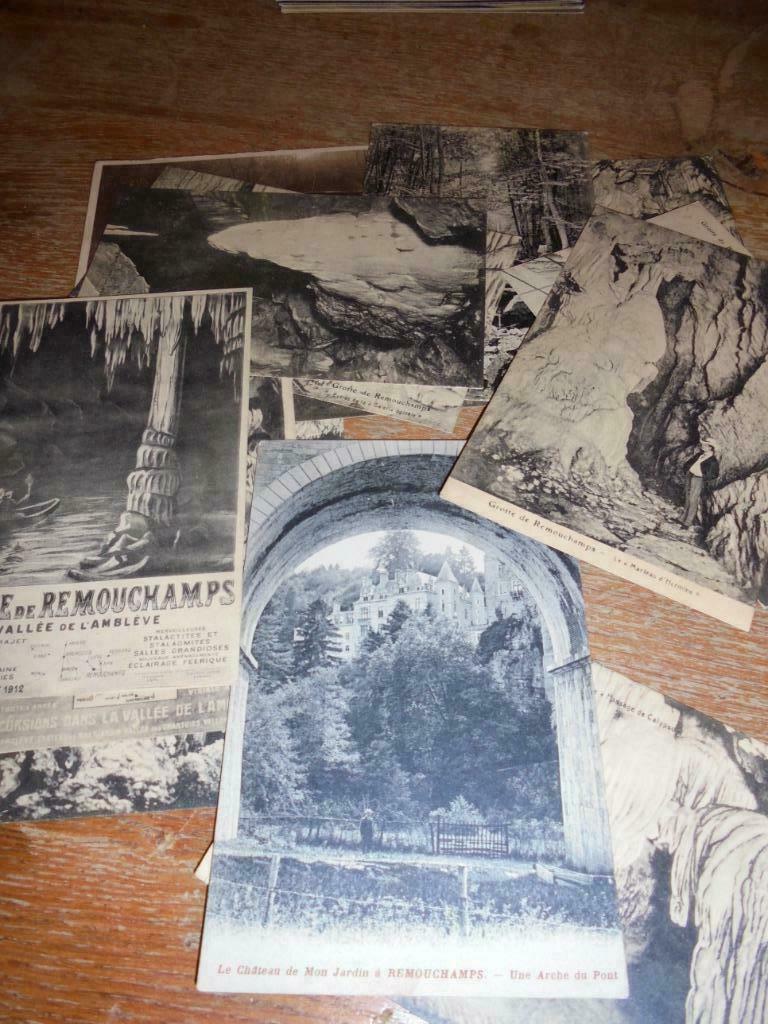 13 postkaarten Remouchamps, Ophalen