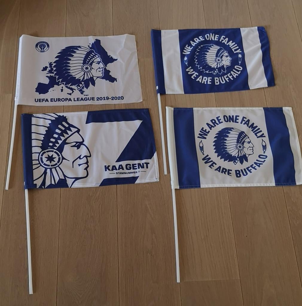 Vlaggetjes KAA Gent, Sport en Fitness, Ophalen of Verzenden, Nieuw