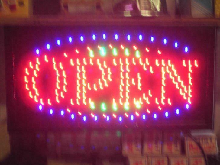 ledverlichting"open of welkom/open", Ophalen of Verzenden, Nieuw
